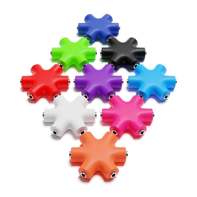 ExcelValley - Mono Patch Cable Splitter - TS 3.5mm 1/8" - Modular Synth Eurorack [Pink] - Image 5